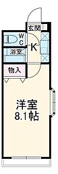 間取図画像 1K