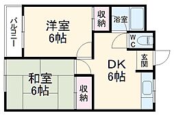 間取図画像 2DK