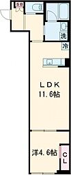 AZ Smart 目白御留山 地下2階1LDKの間取り