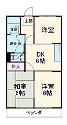 間取図画像 3DK