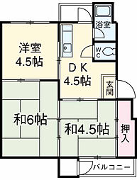 間取図画像 3DK
