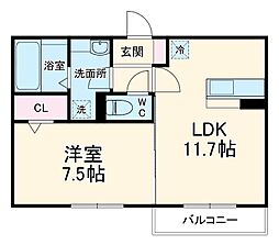 間取図画像 1LDK