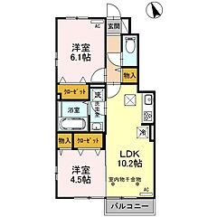 物件の間取り