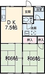 間取図画像 2DK