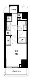 アーバンパーク川口幸町 8階1Kの間取り