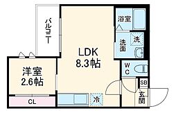 間取図画像 1LDK