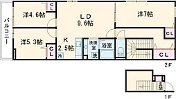 間取図画像 3LDK