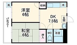 間取図画像 2DK