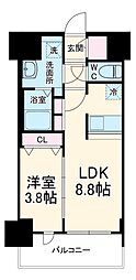プレサンスTHE新栄 1LDKの間取図画像