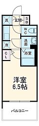 S-RESIDENCE高井田beleta 7階1Kの間取り