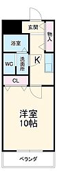 MITAKAマンション笠木 1Kの間取図画像