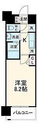 PRESSANGEYOKOHAMAODORIKOEN 1Kの間取図画像