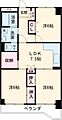 城東グランドレジデンス6階5.1万円