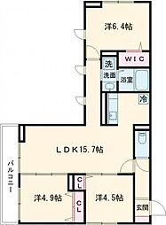 セレスティア東葛西IV 301 3階3LDKの間取り