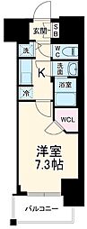 名古屋市西区新道1丁目マンション 1Kの間取図画像
