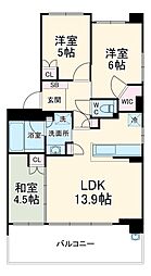 パークアクシス大船 3LDKの間取図画像