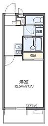レオパレスグランディールK 1Kの間取図画像