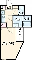 T’s Cuore西武柳沢 3階1Kの間取り