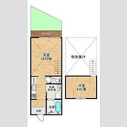 AFC　RESIDENCE 三保松原A 1階1Kの間取り