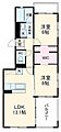 アダージョ2階6.8万円