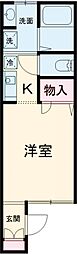 アルスＳ 103 1階1Kの間取り