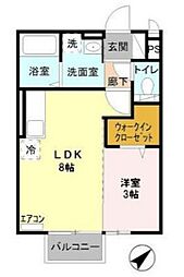 間取図画像 1LDK