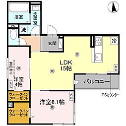 (仮称)D-ROOM橋波東之町(西棟) 2階