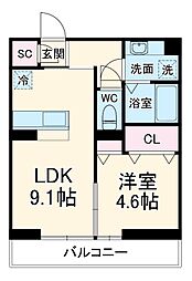 間取図画像 1LDK