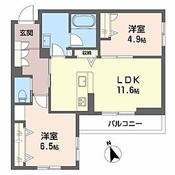 シャーメゾンアヴァンス 2階