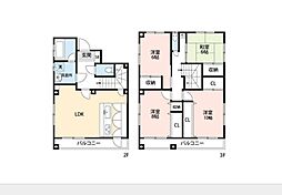 杉浦ビル 2階4LDKの間取り