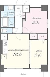 カサ・フェリーチェ 8階1SLDKの間取り