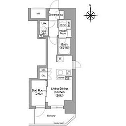間取図画像 1LDK