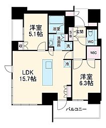 ザ・パークハウス大阪梅田タワー 7階