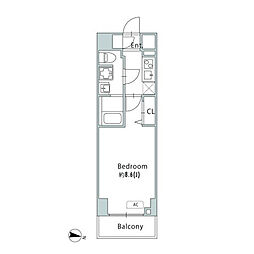 GRANPASEO青砥 10階1Kの間取り