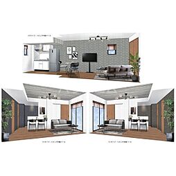 LECOCON四日市VIII 202 2階1LDKのリビング/ダイニング