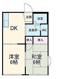 間取図画像 2DK