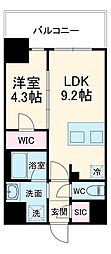 S-RESIDENCE金山ｅｐｕｒｅ 8階1LDKの間取り