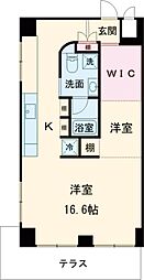 PATH駒込 1階ワンルームの間取り
