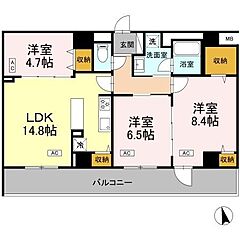物件の間取り