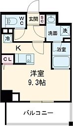 プレール・ドゥーク練馬北町 2階ワンルームの間取り