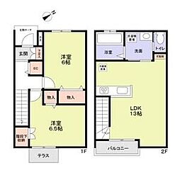 ｂｅｌｌａ ｆｏｒｅｓｔａ 102 1階2LDKの間取り