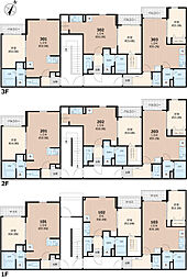 グランディール千葉新宿 1階1LDKの間取り