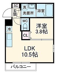間取図画像 1LDK
