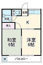間取図画像 2DK