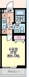 間取図画像 1K