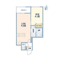 間取図画像 1LDK