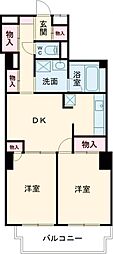 間取図画像 2DK