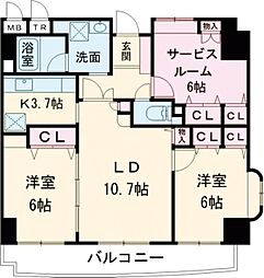 間取図画像 2SLDK