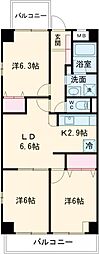 間取図画像 3DK