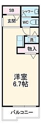 間取図画像 ワンルーム